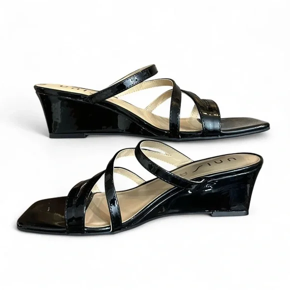 Unisa Black Women's Block Heel Sandals - Picture 4 of 6